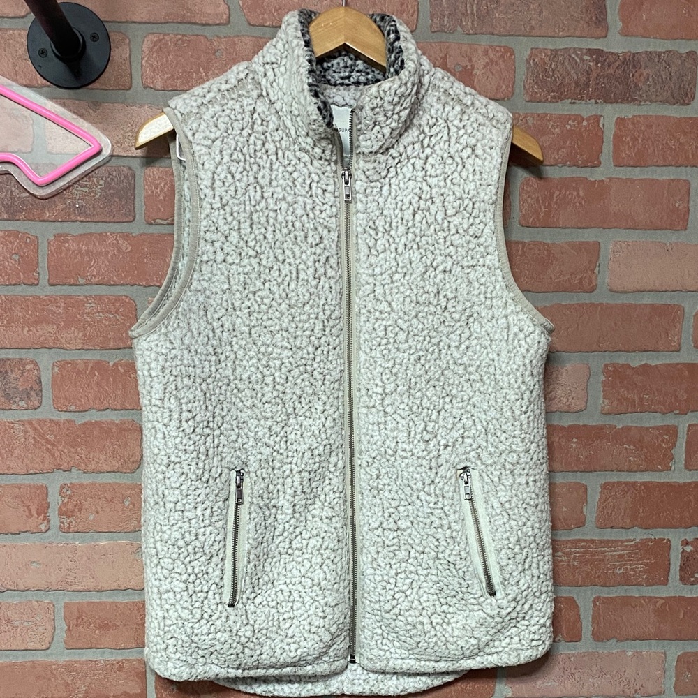 Thread & Supply Off-White Sherpa Vest